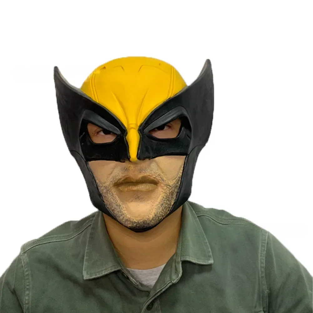 Wolverine Mask Movie Cosplay Prop Halloween Costume High Quality Latex Headgear Carnival Costume Party Supplies Helmet