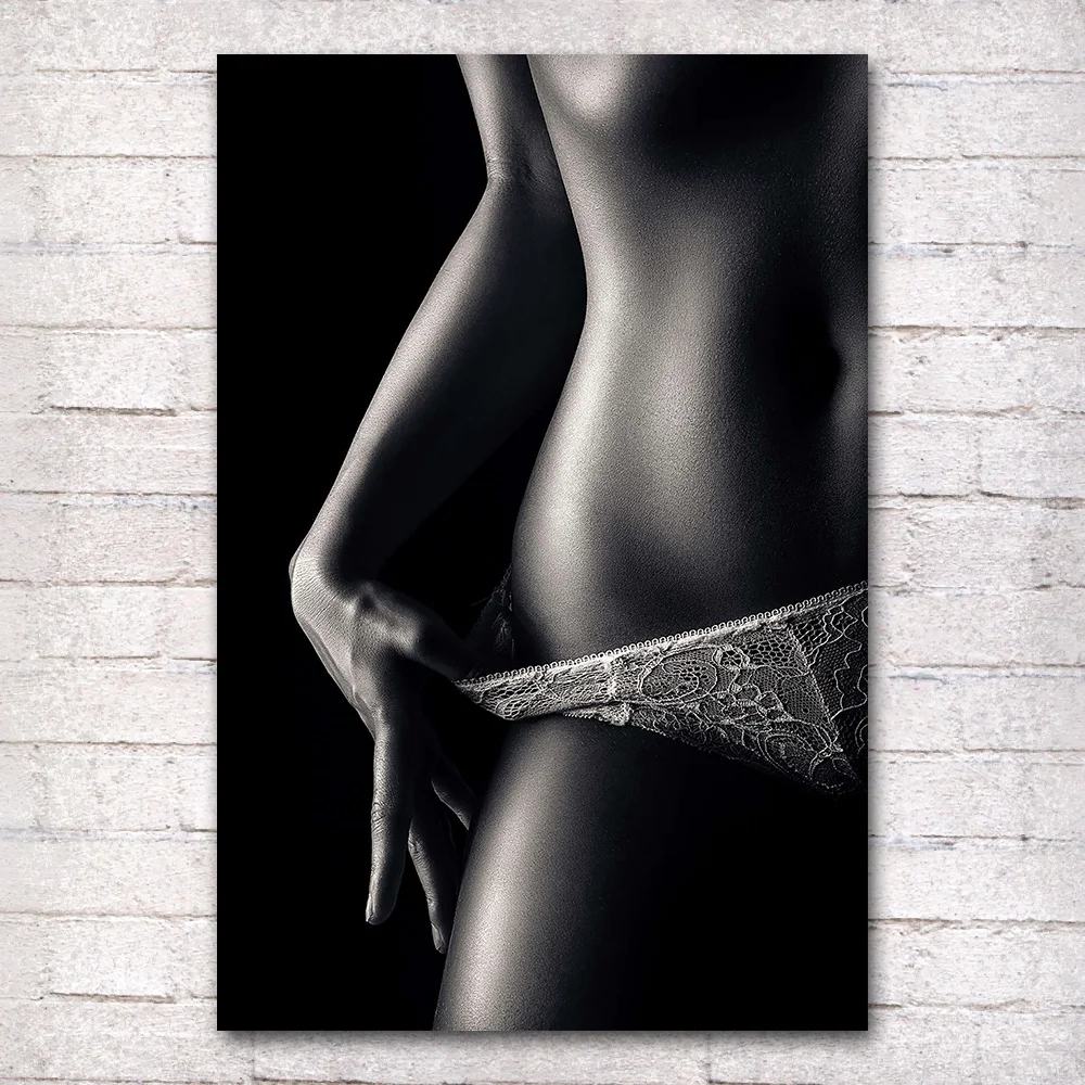

Sexy Woman Canvas Painting Poster Black Print Picture Wall Decor Canvas Wall Art Bedroom Interior Decoration