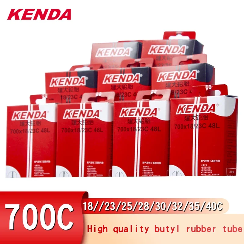 KENDA Bicycle Tire Inner Tube 700C 700*18 19 20 23 25 28 30 32 35 40 45C Presta Schrader for Road Bike Camera Bike Accessories