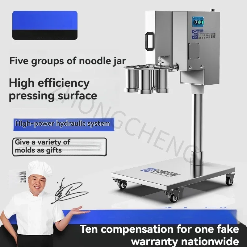 New A New Type of Electro-hydraulic Noodles Machine Heluo Lamian Cold Noodle Rolling Machine Noodle Machine