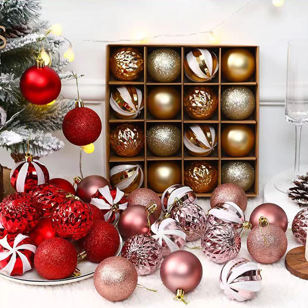 

Christmas Balls Festivals Decoration Liquidations Gift Box Packaging Pvc Quality Material A Variety Of Styles Are Available