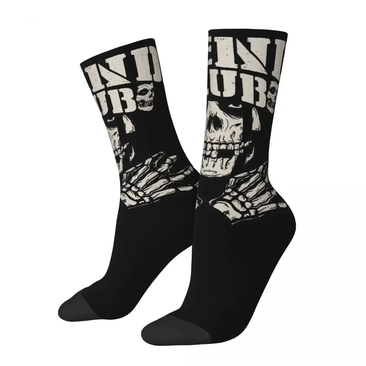 

Colorful Misfits Basketball Novelty Street Style Socks Crew Socks for Unisex Breathable