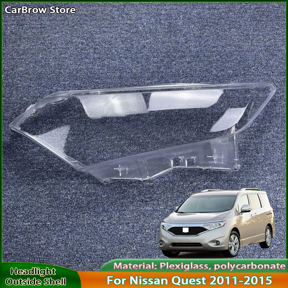 Headlamp Bulb Lens Protector For Nissan Quest 2011 2012 2013 2014 2015 Automotive Transparent Headlight Assembly Housing