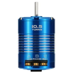 リモートコントロールカー用高効率ブラシレスモーター,540 sensored,10.5t,3450kv,1, 10 rc,青