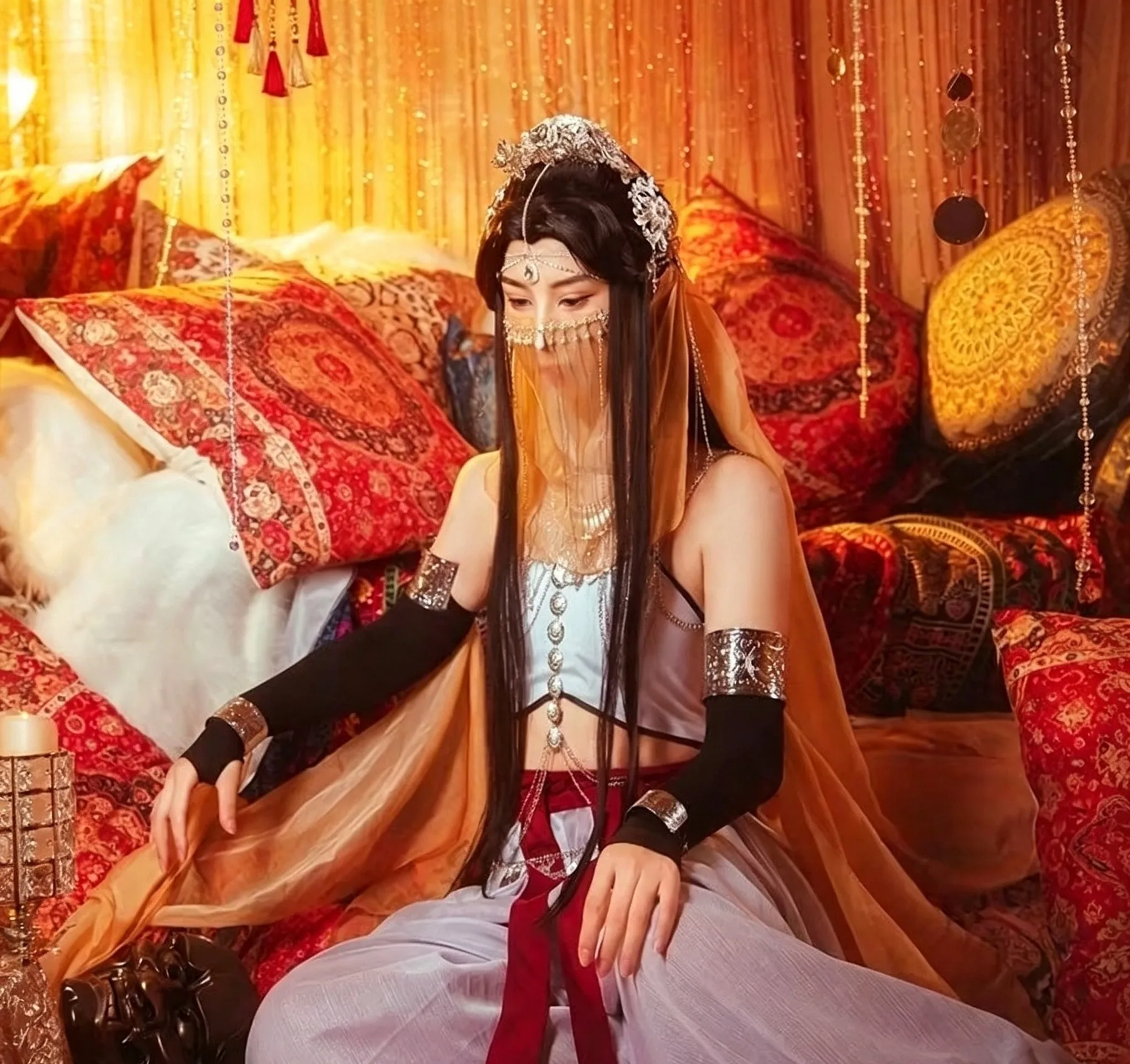 Costume de Cosplay Xielian pour Femme, Bénédiction Officielle Céleste, Tian Guan Cifu, Xie Lian, Imbibé de Xielian Occidental