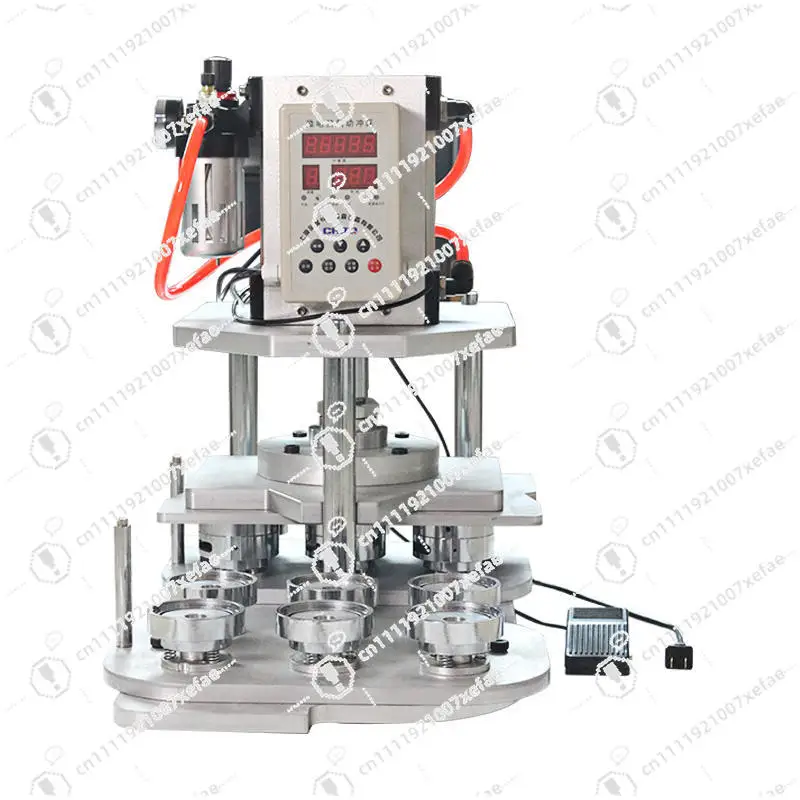 6-Piece Set of New Second-hand Semi-automatic Shoe  Machine Button Machine for Shoes with Core Components of Steel and Aluminum