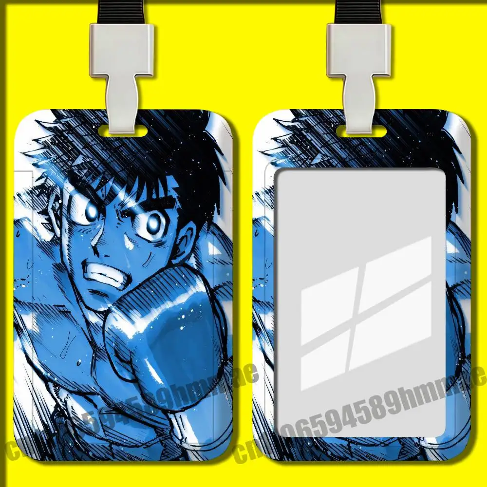 For Makunouchi Hajime no Ippo Employee ID Card Holder Office Badge Work Student Bank Credit Hard