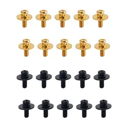 10pcs Bass Drum Screws Drum Part Percussion Drum Cow Bell Musical Accessories Drum Set Drum Lug Replacement Parts