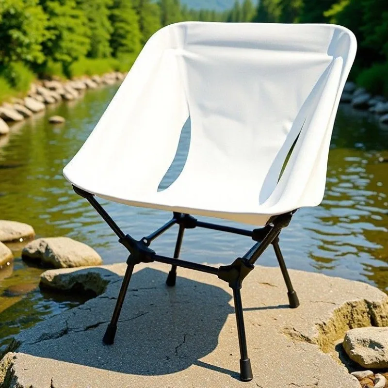 Portable Ultralight Folding Camping Chair Oversized Padded Zero Gravity Recliner Outdoor Lounge with Cup Holder Side Pocket
