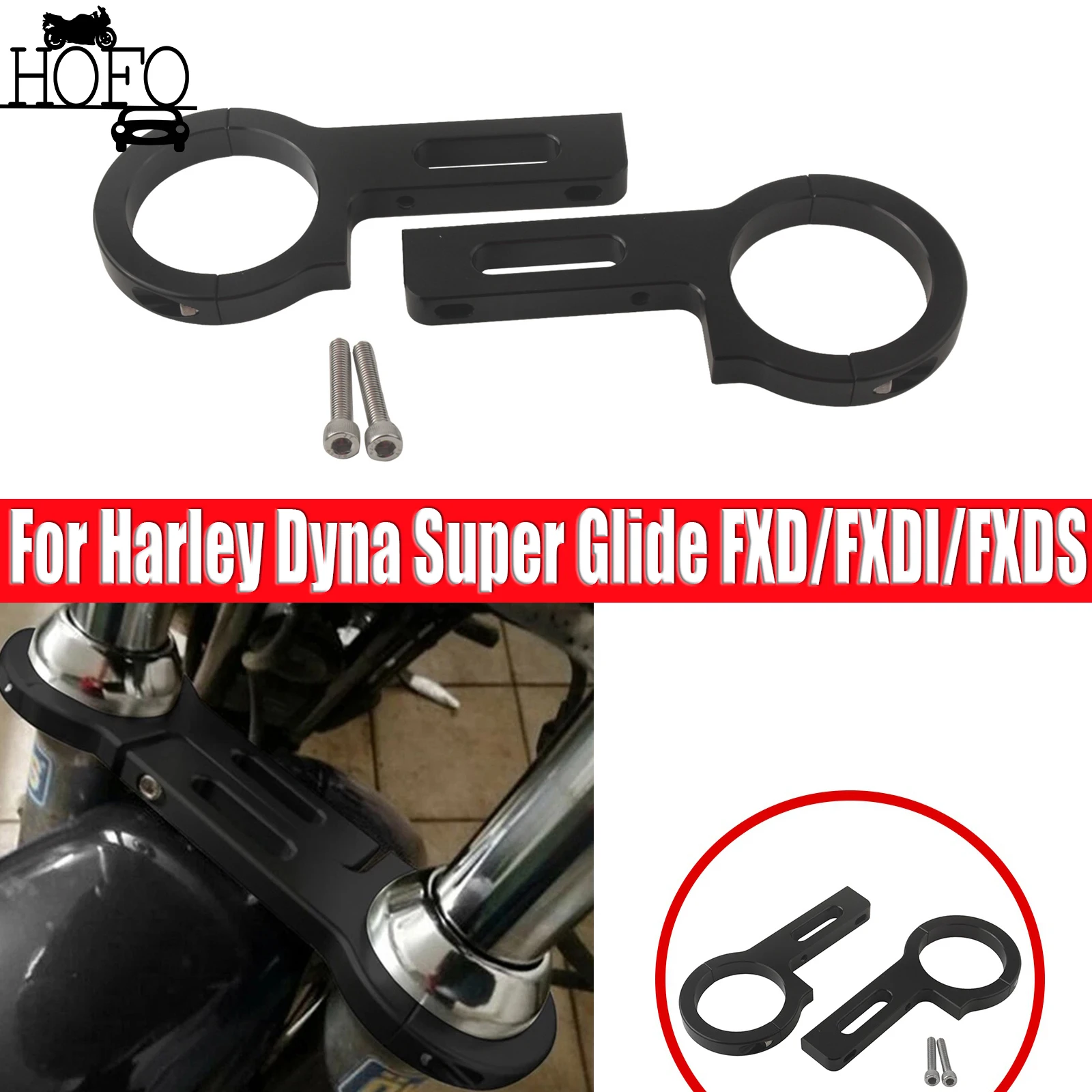 

For Harley Dyna Super Glide FXD/FXDI/FXDS 1988-2005 Fork Brace Fork Stabilizer