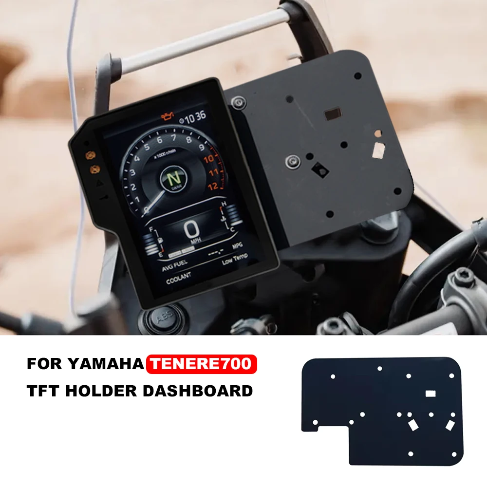 

For Yamaha Tenere700 Multifunction Display Base GPS Stabiliser Navigation 2025 Tenere 700 TFT Holder Dashboard Replacement Kit