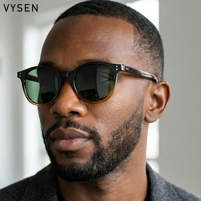 

Classic Vintage Square Sunglasses Men Luxury Designer Frame Rivet Change Color Driving Sun Glasses Male Outdoor Eyewear Shades