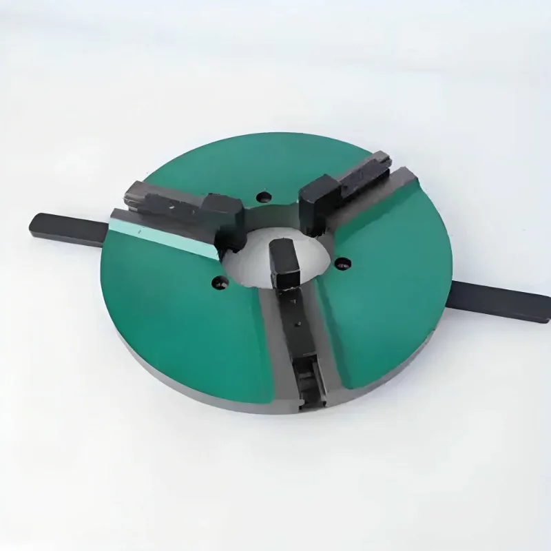 80mm 3‑Jaw Self‑Centering Manual, Welding Positioner Turntable Clamping Accessory