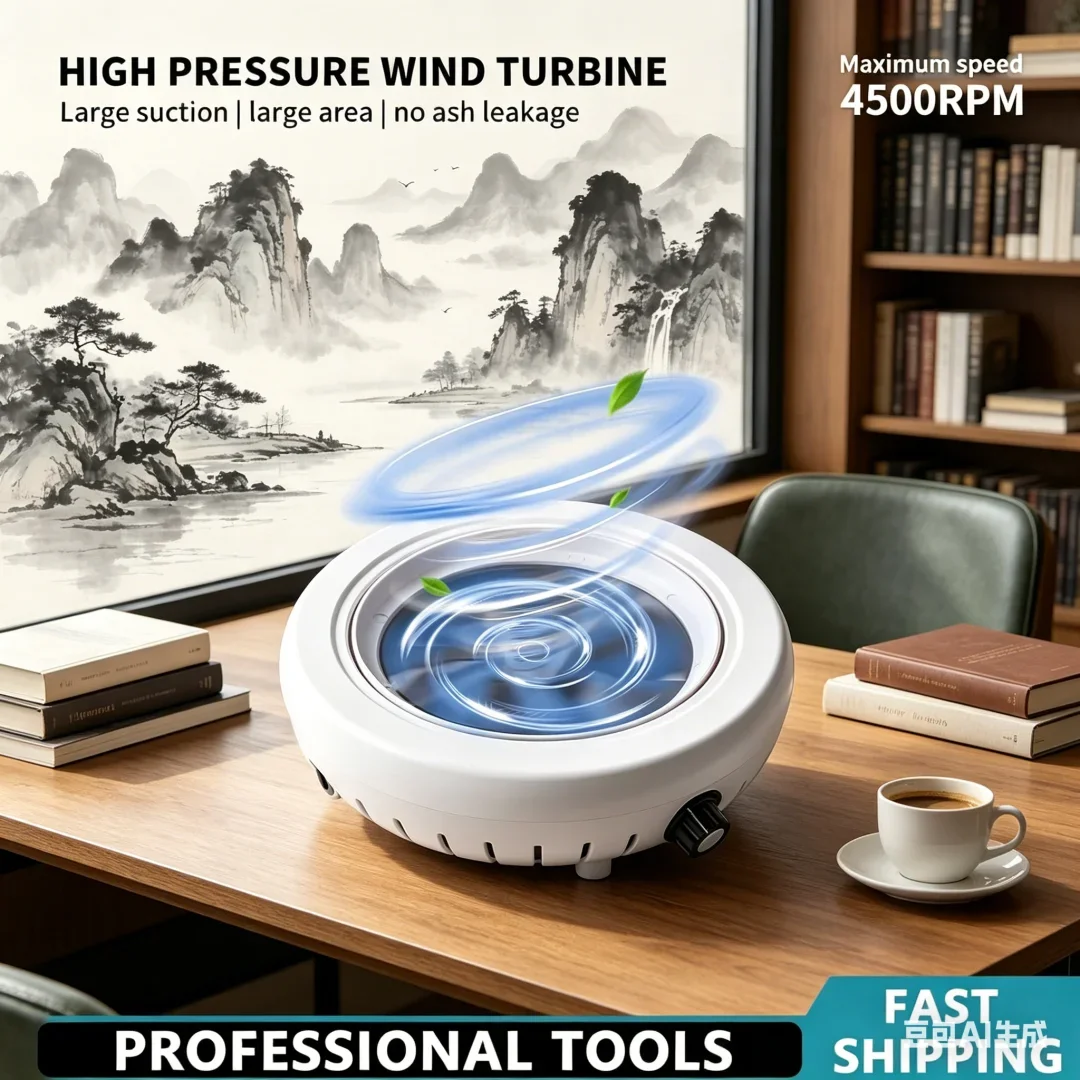 Sublime Suction Nail Dust Collector 45000 RPM Phenomenal Nail Art Manicure Fan Vacuum Cleaner with Unique Filter for Boutique