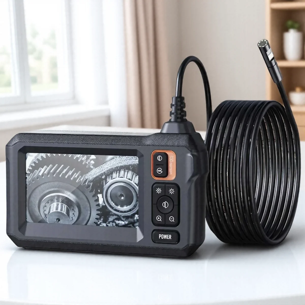 

STONEGO WiFi Endoscope 1080P HD 43 Inch Display 1 5 10m Cable Single Dual Head 2600mAh for Car Electrical Pipeline Inspection