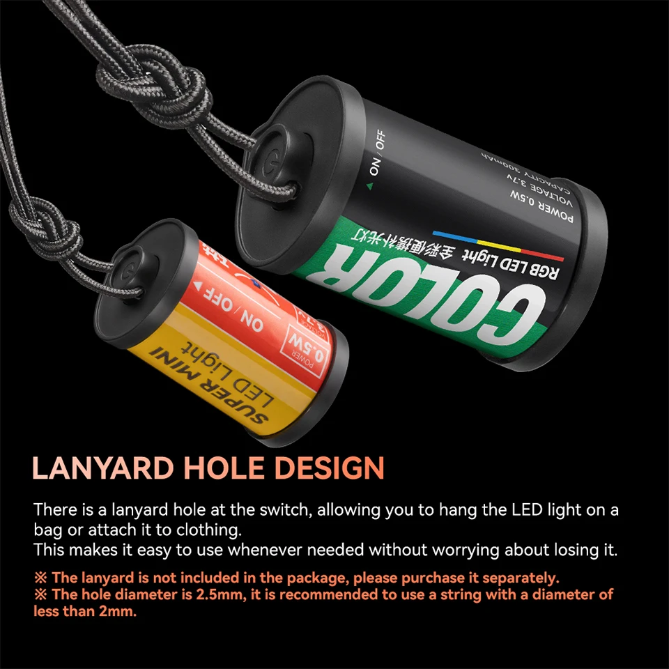 TTArtisan RGB Mini Magnetic Full Color LED Light Cold Shoe Mount Fill Light for Photography CRI 95+ Visible Light 400-750nM