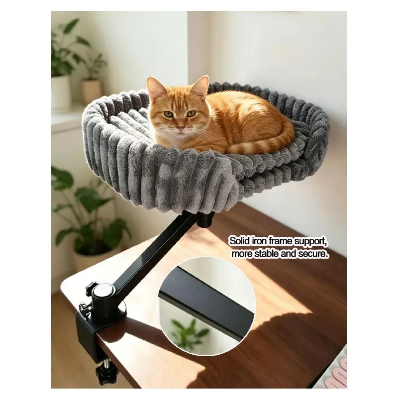 Desktop upgrade cat bed all-season use, new style for winter warmth