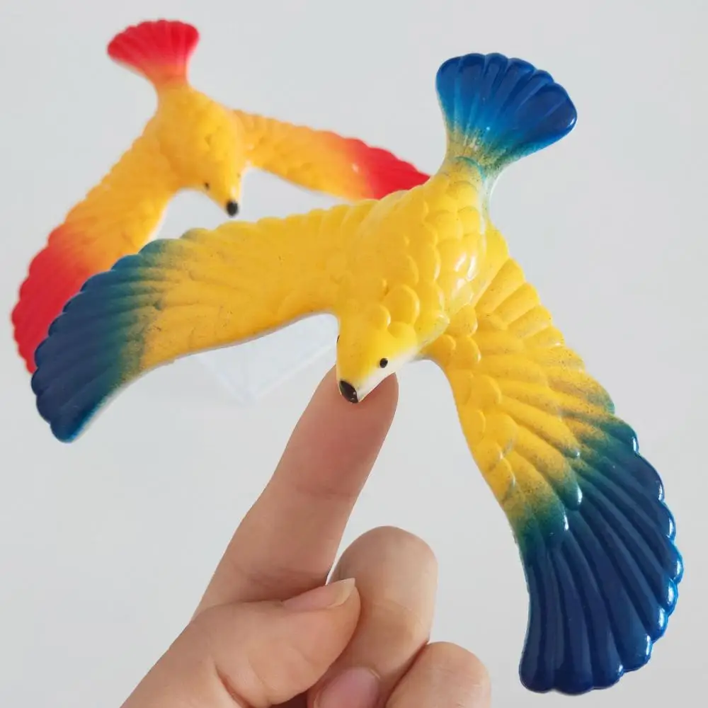 1 set regalo per bambini fantastico divertente equilibrio aquila uccello giocattolo novità antistress gioco di bilanciamento delle dita