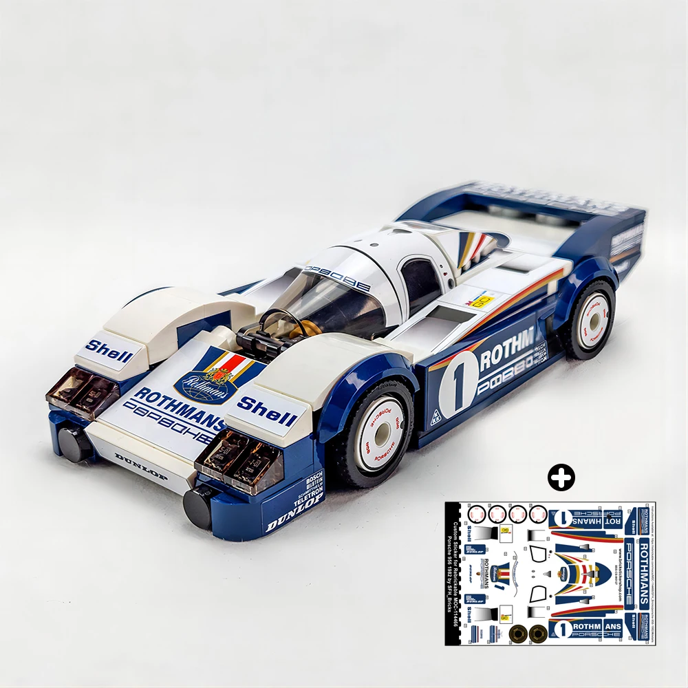 232 шт., Детский конструктор «скоростной Чемпион» MOC 956 1982