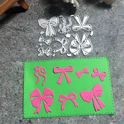 Bow Bowknot Metal Cutting Dies Stencil Scrapbooking Diy Album Stamp Paper Card Embossing Decor Craft Knife Mould