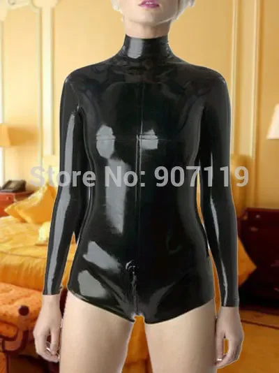 

Latex/Rubber/Fetish/Catsuit/Costume/Masquerade/sexy/party/Black-Latex-Matrix-Leotard-Bodysuit Manual customization