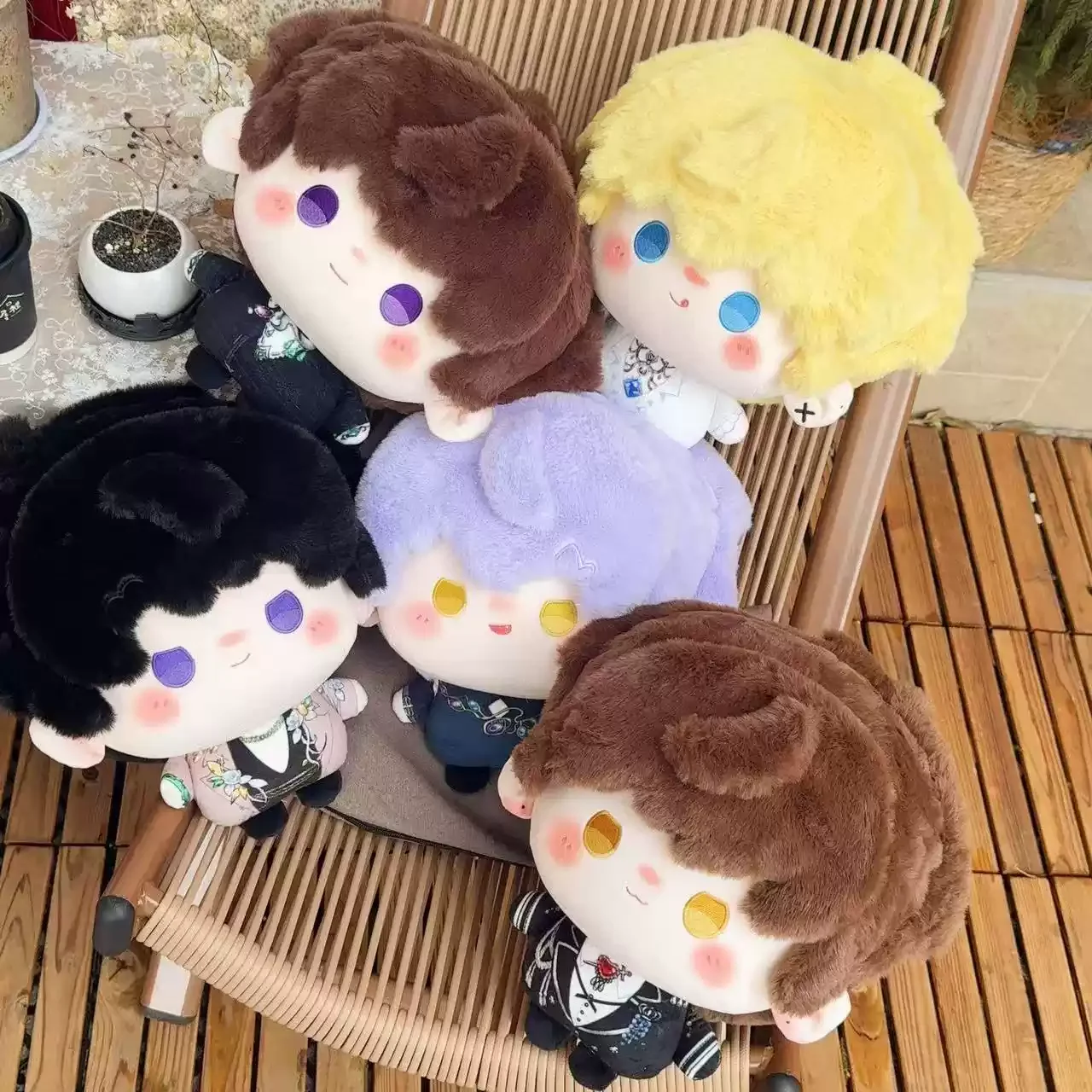 

Mr Love Queen’s Choice colleagues Lucien Gavin Victor Kilo Shaw ambitus Big Mantou cotton doll cartoon gift