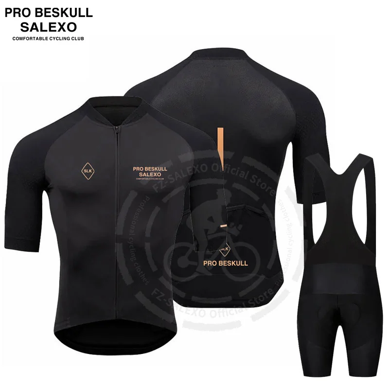 2025 SALEXO Summer Cycling Jersey Sets Short Sleeve Sports Bicycle Clothing MTB Clothes Wear Maillot Ropa Ciclismo Bike Uniform - Image 2