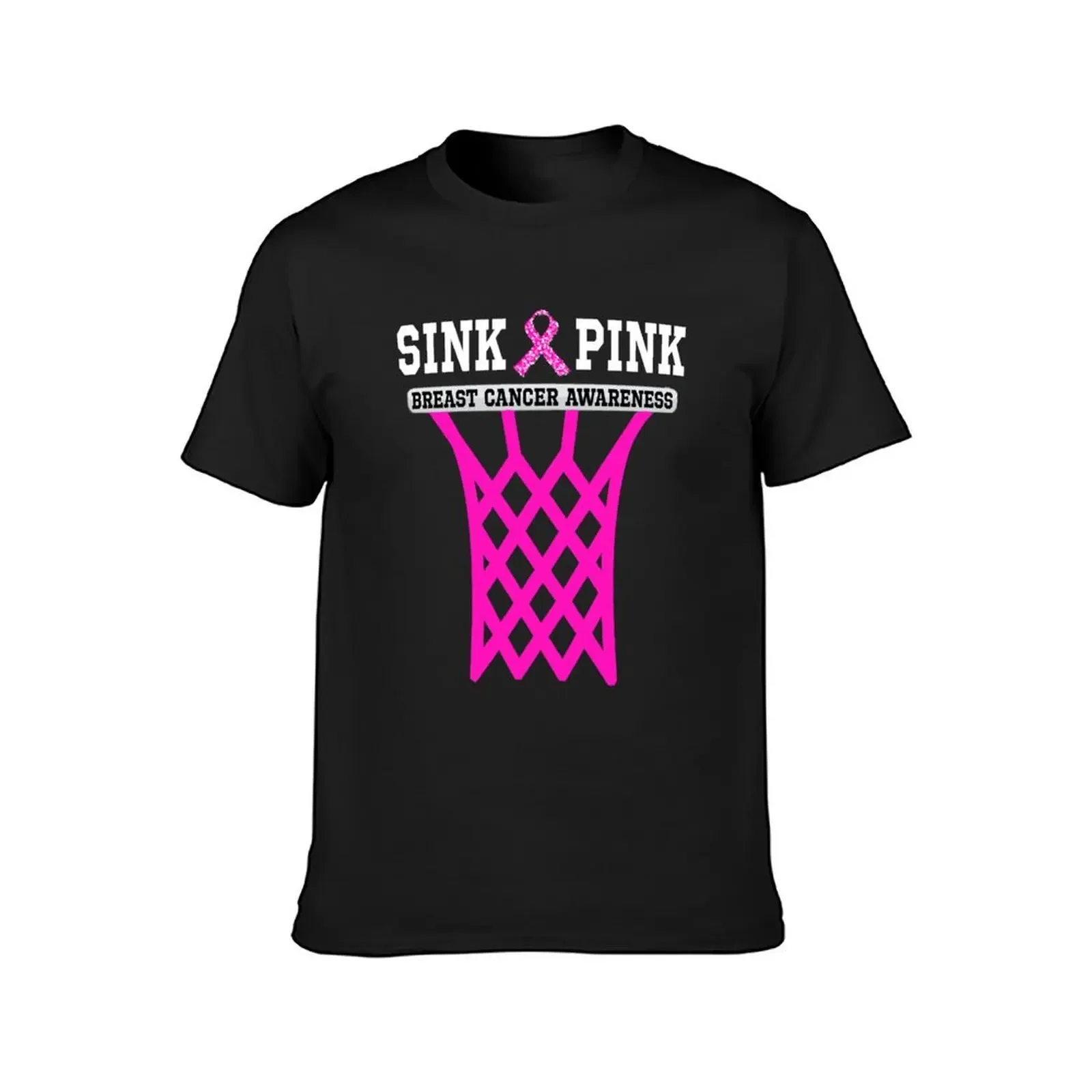 Sink Pink Breast Cancer Awareness T-Shirt customizeds boys whites anime t shirts shirts men graphic