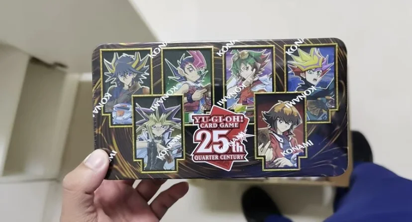 

YuGiOh DUELING HEROES 25th юбилей жестяные Мега пакеты MP23 Заводские герметичные