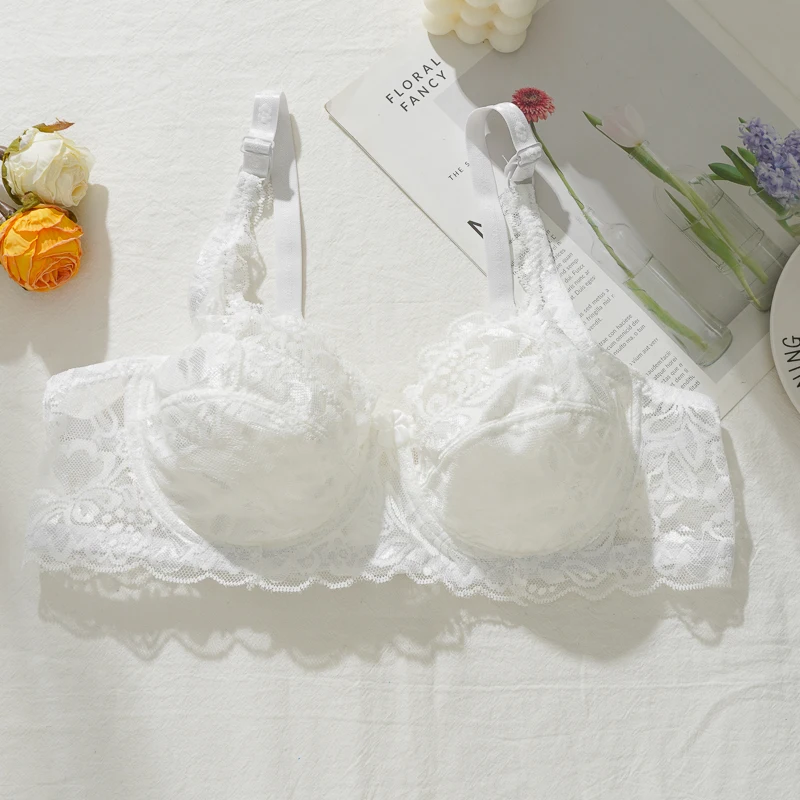 Women's Sexy Lace Thin Push Up Bra