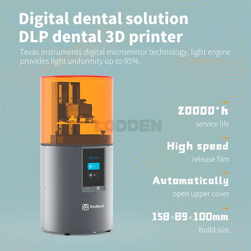 D158 Dental 3D Printer DLP Digital Dental Solution With Texas Instruments Digital Micromirror Technology