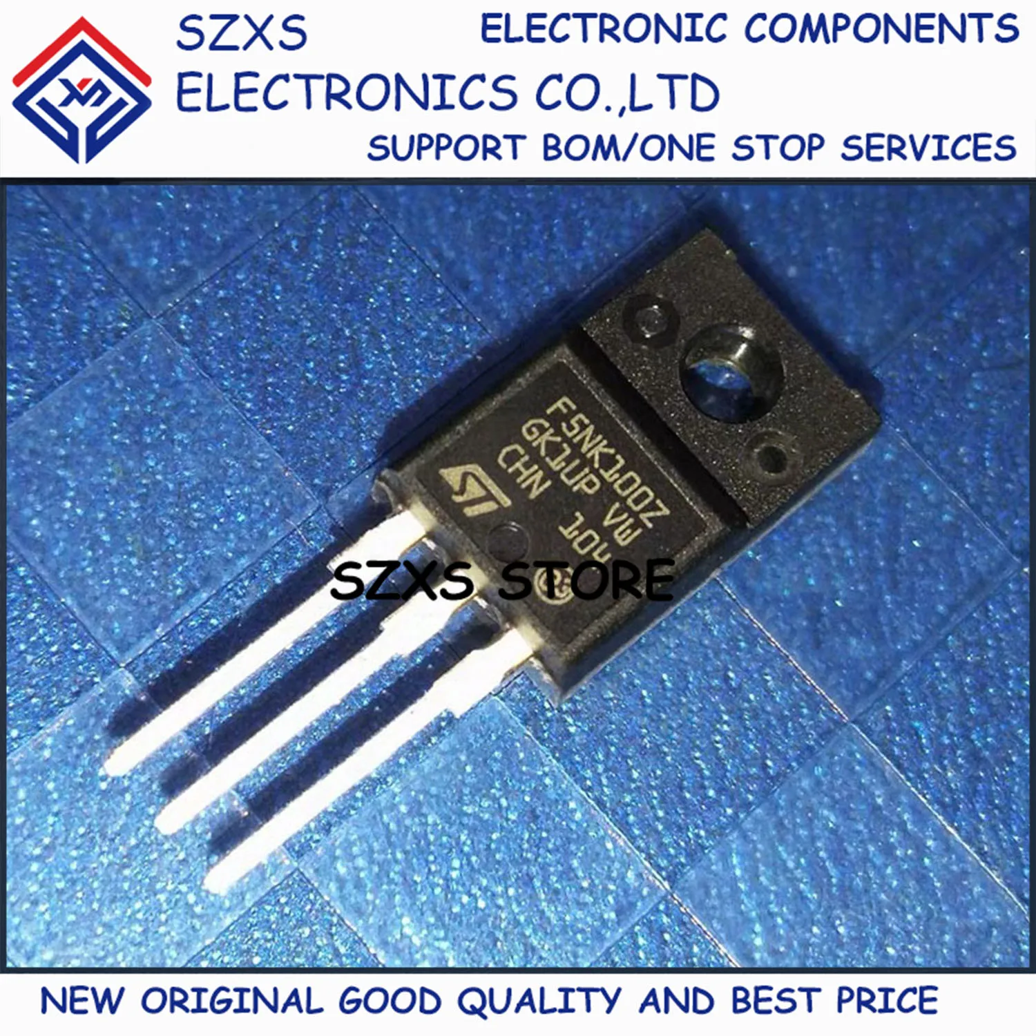 

New Original 10Pcs STF5NK100Z F5NK100Z TO-220F 100V 3.5A MOSFET Field-Effect Transistor In Stock Good Quality