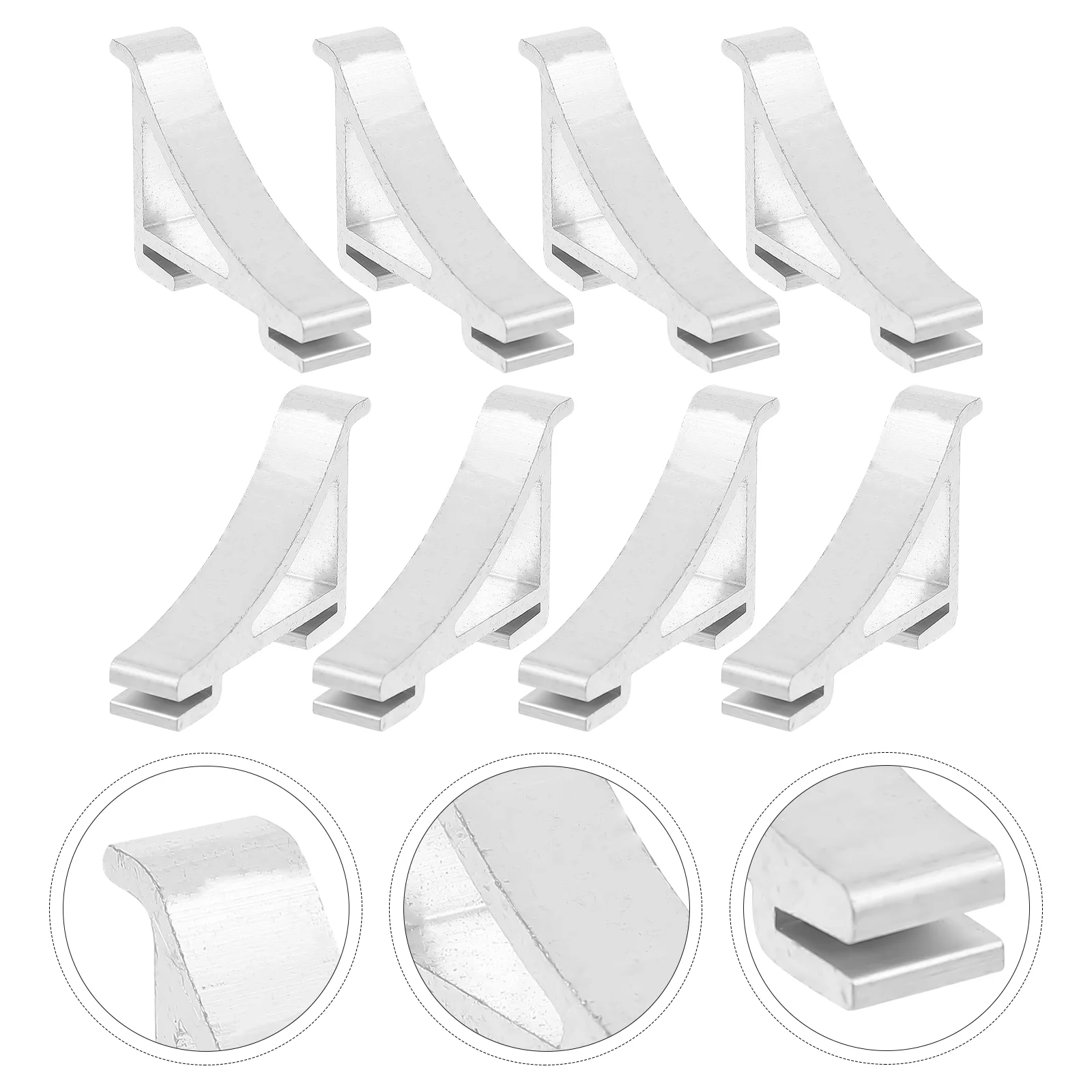 

8 Pcs Refrigerator Buckle Freezers Beverage Support Hooks Cooler Accessories Shelf Clips Brace Elderly