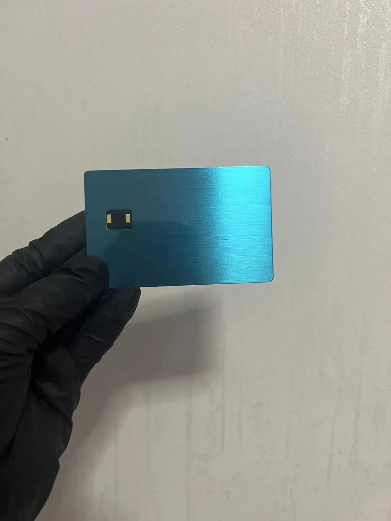 Personalized Chip Hidden Metal Nfc Business Card 215 Metal Nfc Card Black