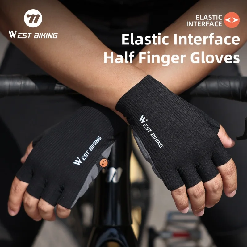 

WEST BIKING Pneumatic Half-Finger Gloves Quick-Drying Breathability Riding Gloves Shock-Absorbing And Non-Slip Road Bike Gloves