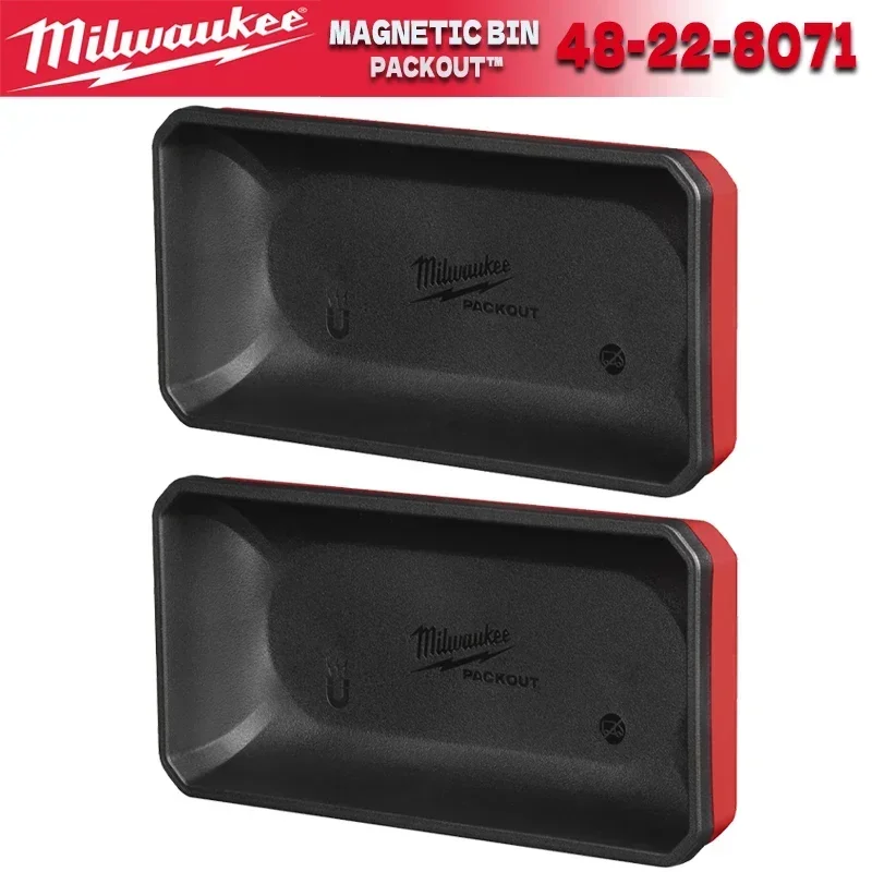 Milwaukee PACKOUT Large Magnetic Bin Drill Bit Storage Box Tool Box MILWAUKEE Power Tool Accessories 48-22-8071