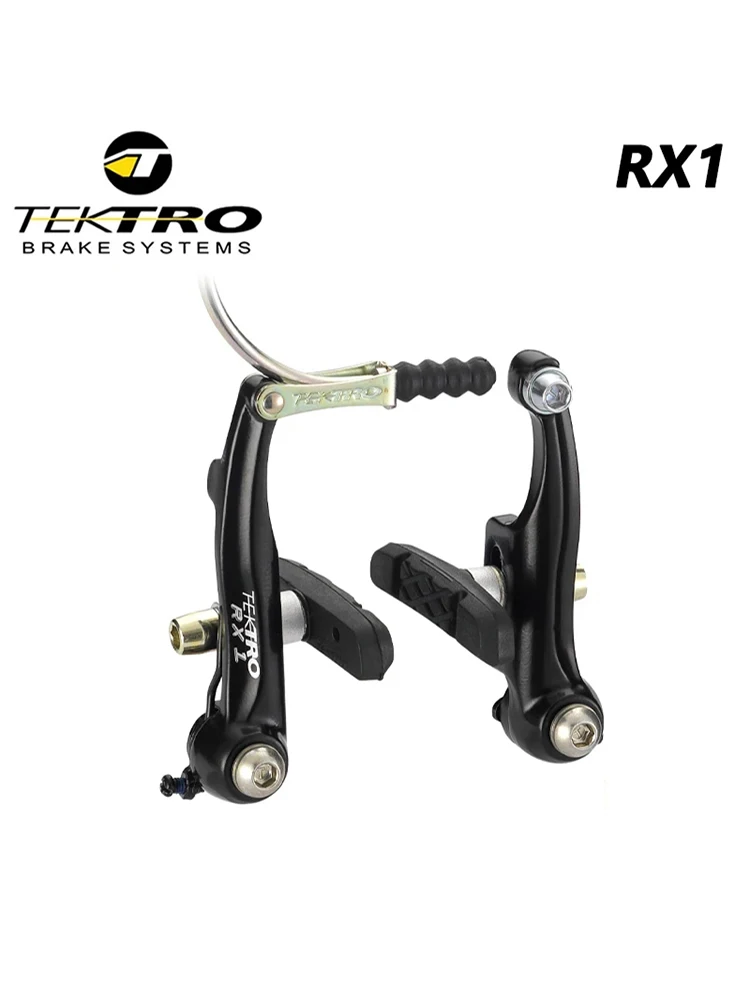 AliExpress TEKTRO RX1 BMX brake caliper Mini-V brake aluminum alloy side pull brake bicycle clamp arm length 80mm with 836.12 brake shoes