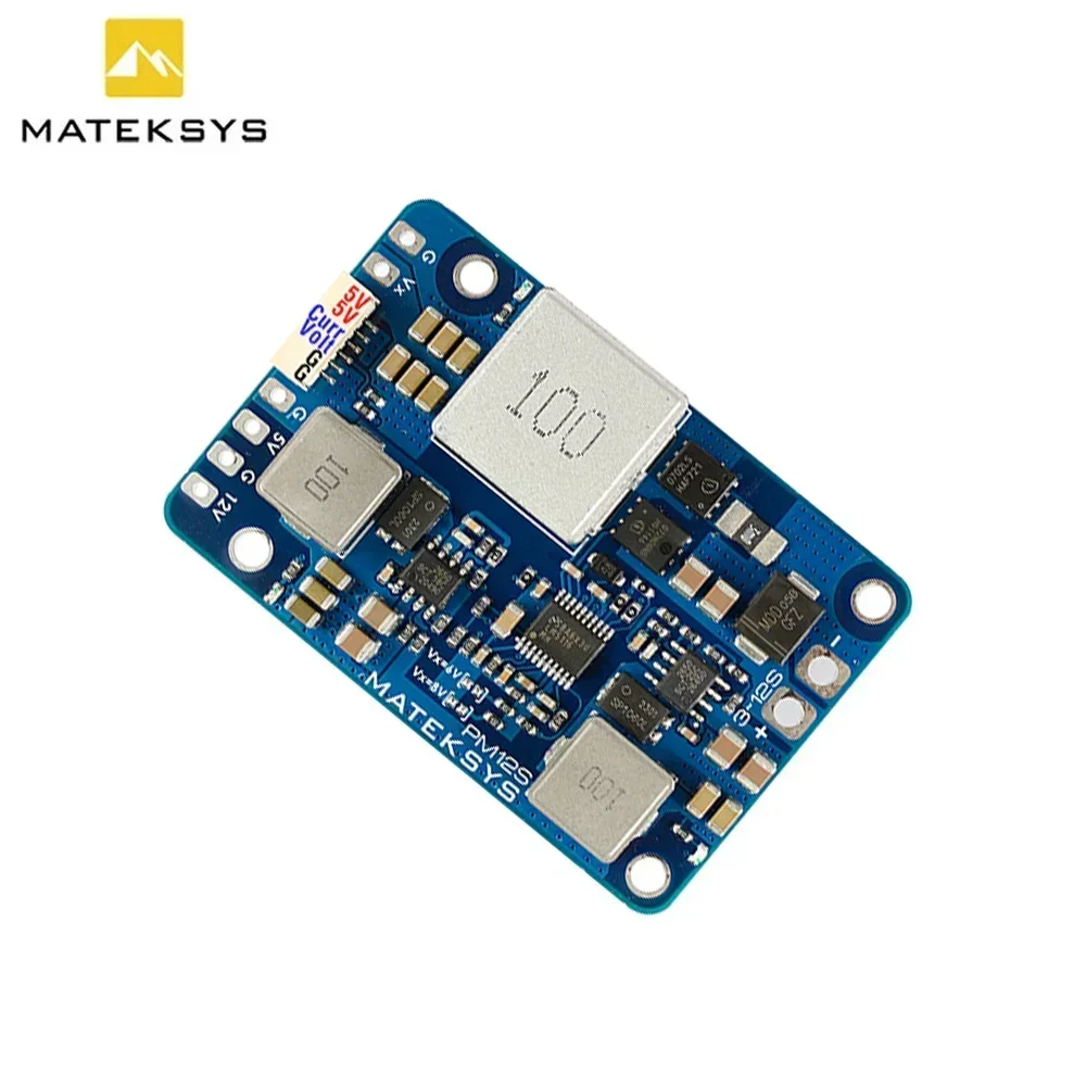 MatekSYS PM12S 3 Power Module 3 12S LiPo Input 5V 9V Dual BEC Heatsink for Multirotor Fixed Wing Cinewhoop FPV Drone