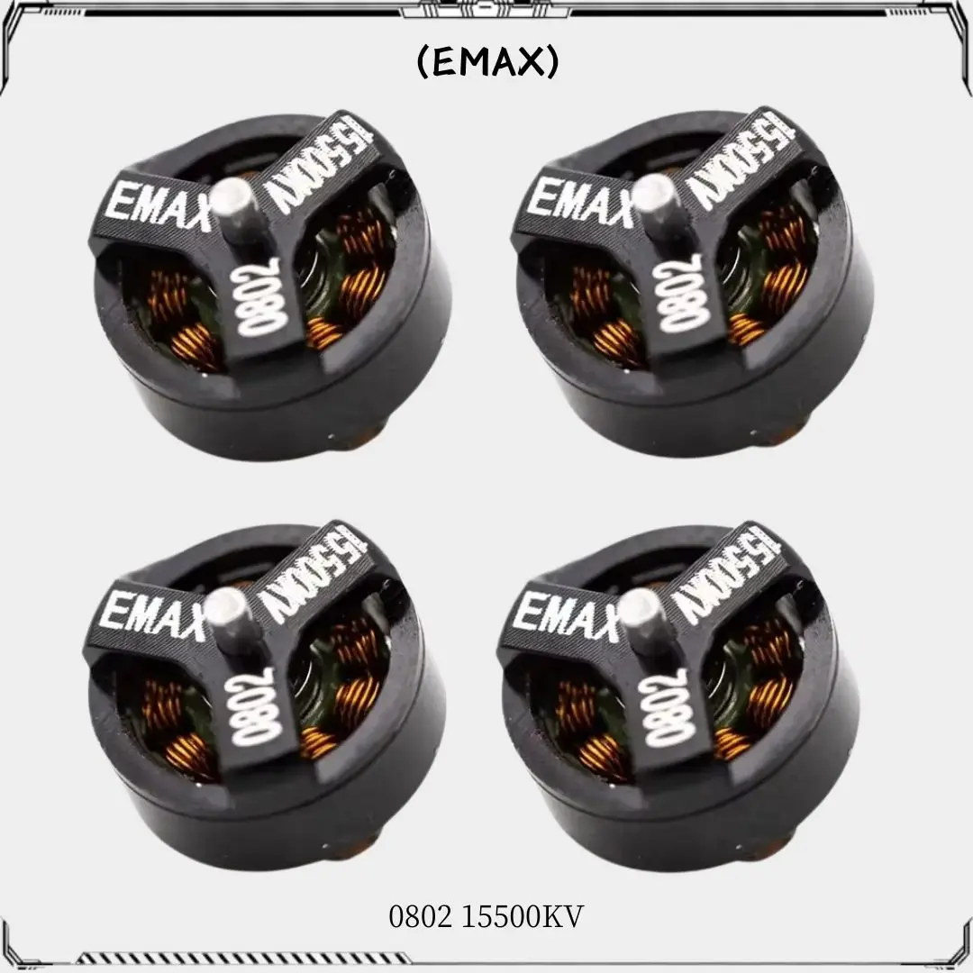 EMAX 0802 15500KV 1.5mm Brushless Motor For Indoor Racing Drone/ Tinyhawk S Performance Spare Part