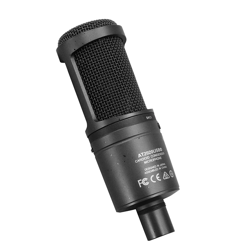 AT2020 USB 카디오이드 콘덴서 마이크 플러그 앤 플레이 유선 마이크, 녹음, 팟캐스트, 스트리밍, 보컬, 스튜디오용