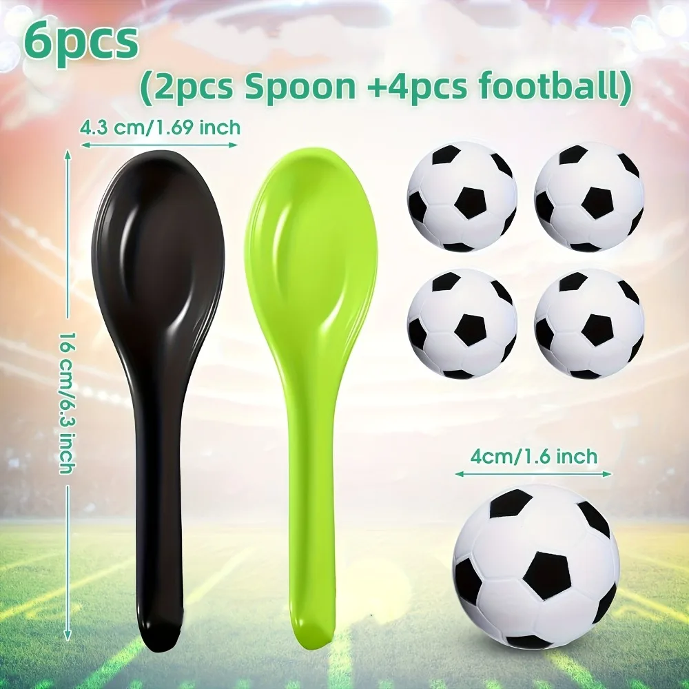 مجموعة ألعاب سباق كرة القدم والملعقة، لعبة حفلات الكرة، لعبة تتابع الحديقة الخارجية للأطفال والكبار، لعبة رياضية للمدرسة والحفلات اليومية
