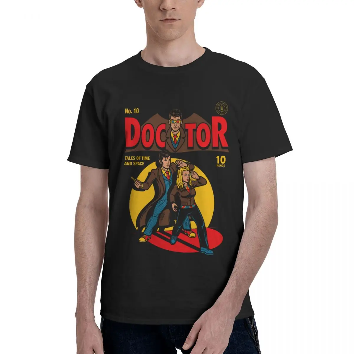 David Tennant Doctors Who Comic 2025 T Shirts Unique Summer Mens Women T Shirt Cotton Tops