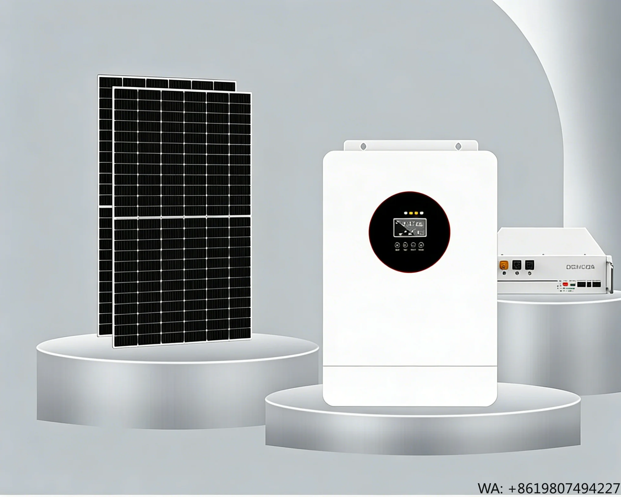 Home Solar Energy Storage 16kWh LiFePO4 Battery 314Ah With Matched Inverter 5-20kWh Capacity