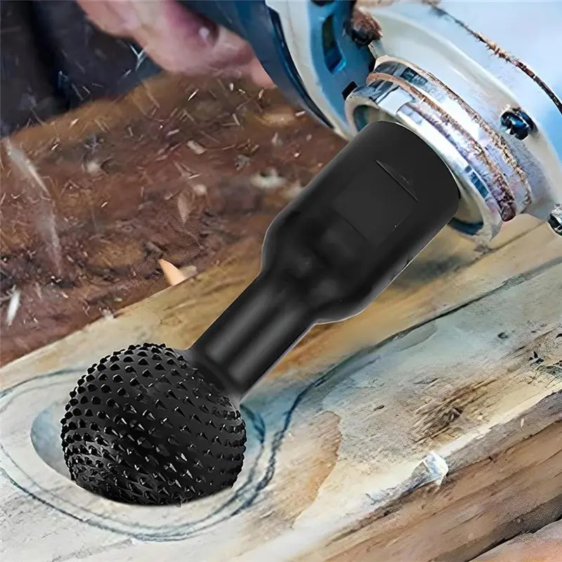 4 Pcs Sphere Rotary Burr With 5/8-11 Threads For 4 1/2 And 5 Inch Angle Grinder Ball Gouge Angle Grinder Attachments-AT30