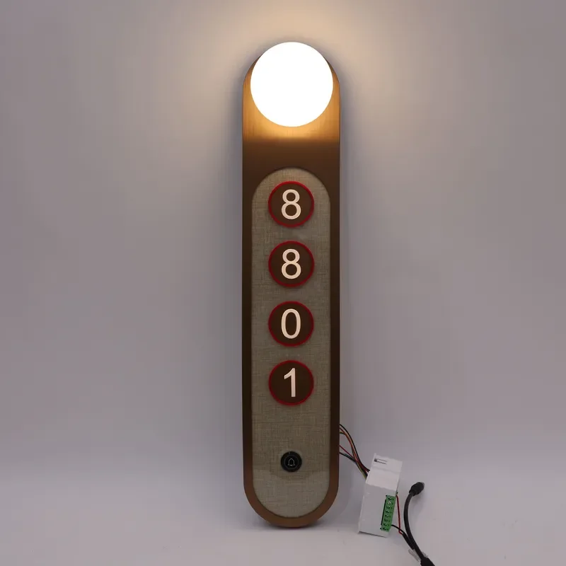 Custom 3D Acrylic Backlit LED Address Sign Lighted House Numbers Door Plates for Home Exterior Wall Mount Illuminated Letters