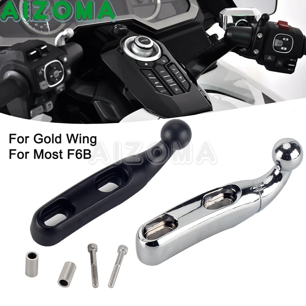 

Motorcycle Handlebar Accessory Perch Mount Holder Bracket For Honda GL1800 Goldwing 1800 F6B Gold Wing Tour DCT Airba 2018-2023