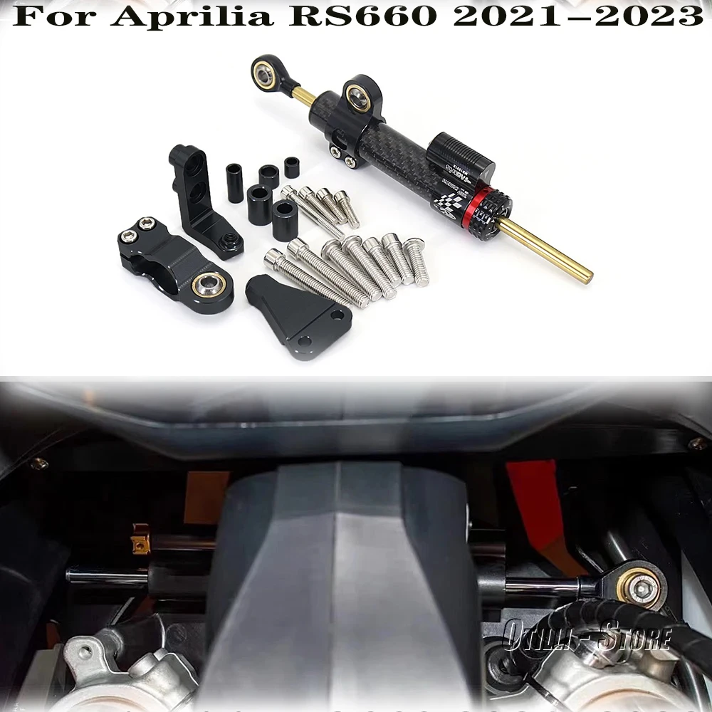 

New For Aprilia RS 660 RS660 rs660 2021 2022 2023 Motorcycle Accessories Steering Stabilizer Damper Mounting Bracket Kit