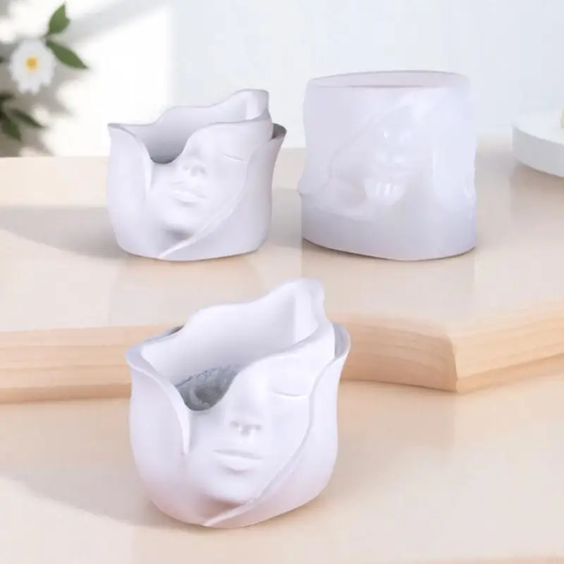 

Flowerpot Moulds Vase Molds Human Face Flowerpot Molds Epoxy Resin Mold