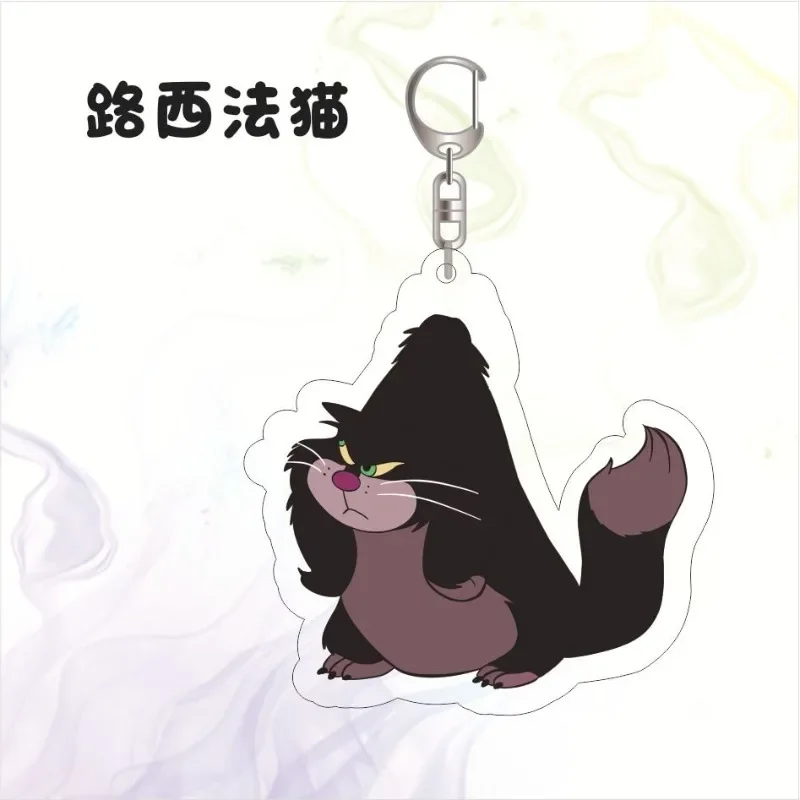 Lucifer Cat Cartoon Creative Personality Student School Bag Decoration Portable Pendant Accessories Acrylic Keychain Gift