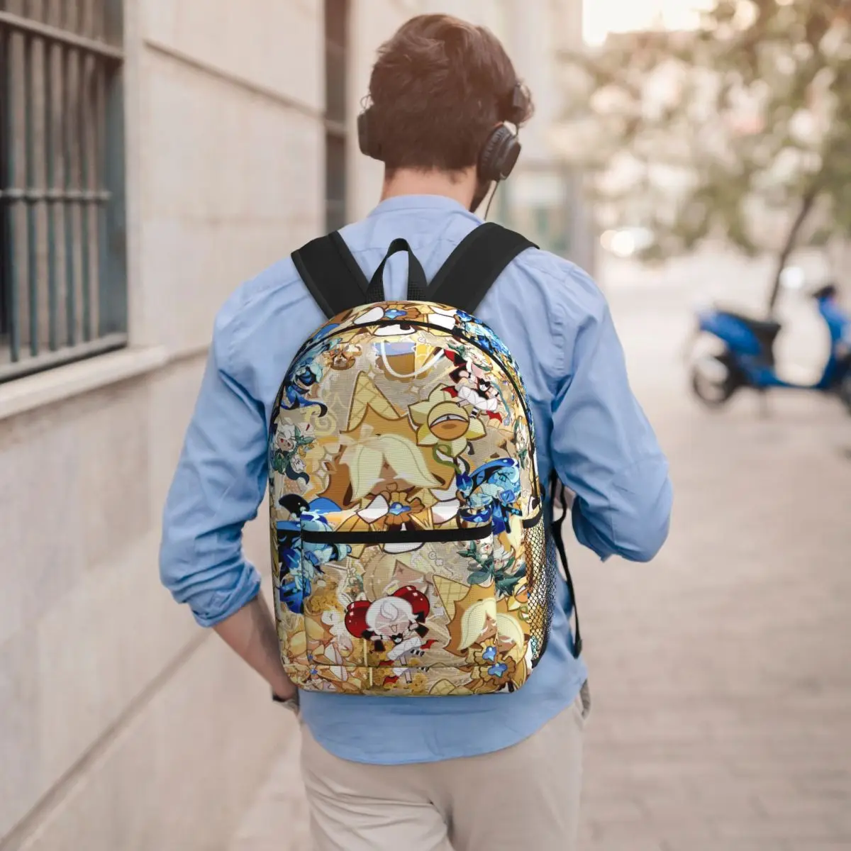 Cookie Run Kingdom Backpack Boys Girls BookBag Children School Bag Computer Shoulder Bags for Men Women